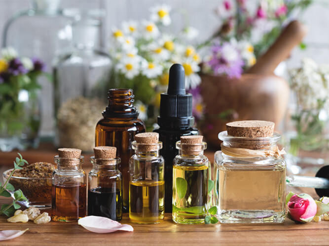 The types and uses of essential oils.