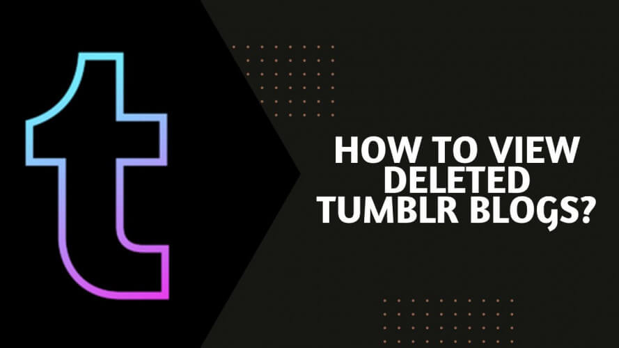 How to view deleted Tumblr blogs? - Tumblr Blogging Guide