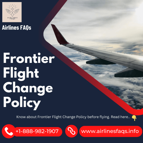 Frontier Flight Change Policy in 2023