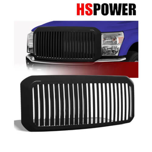 Elevate the Look of Your 2005 Dodge Dakota with a Sleek Glossy Black Mesh Front Grill